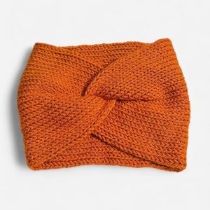 Pumpkin Spice Twist Ear Warmer